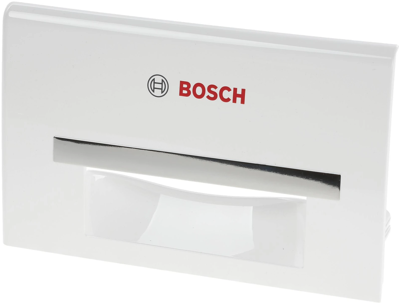 Tray Handle-Dispenser White/Chrome Print: Grey/Red