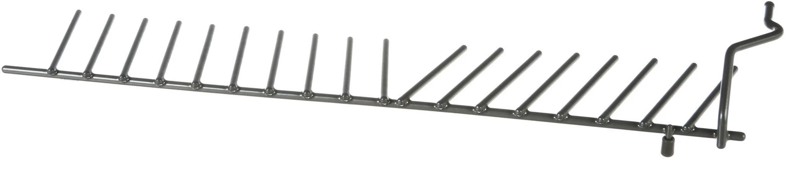 Flip Tine Lower Rack, Rear, Dark Grey
