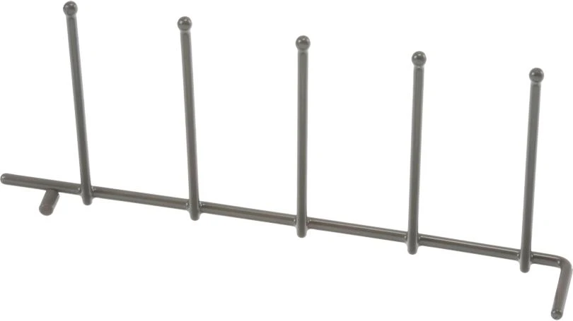 Flip Tine Upper Rack, Right Side, Front, Silver