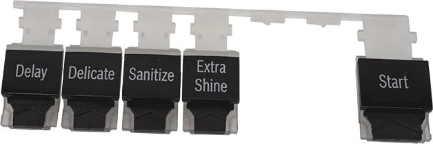 Button Set Push Button Array, Black, Options
