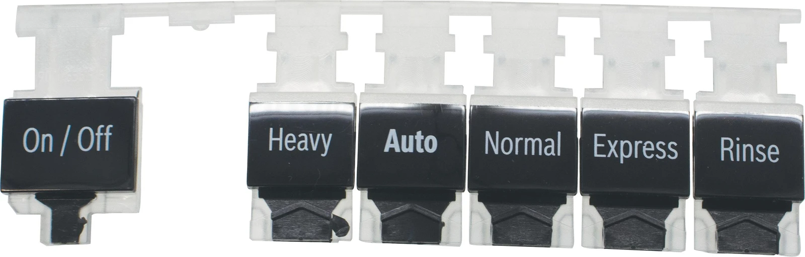 Button Set Push Button Array, Black, On/Off - Program