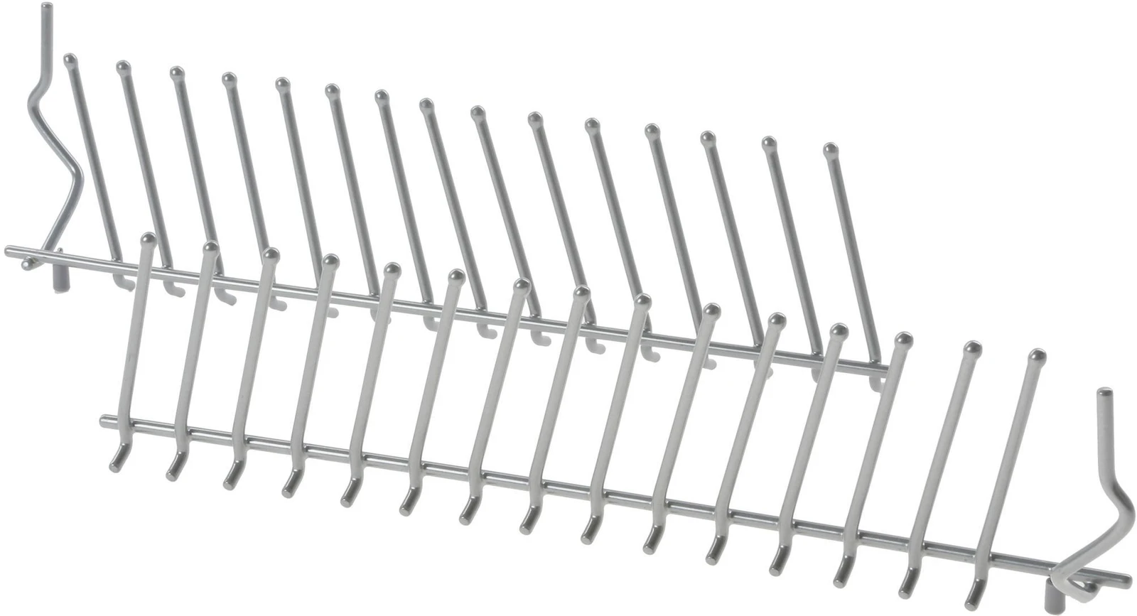 Flip Tine FüR Lower Rack, Rear Left Side, Silver (2 Pieces)