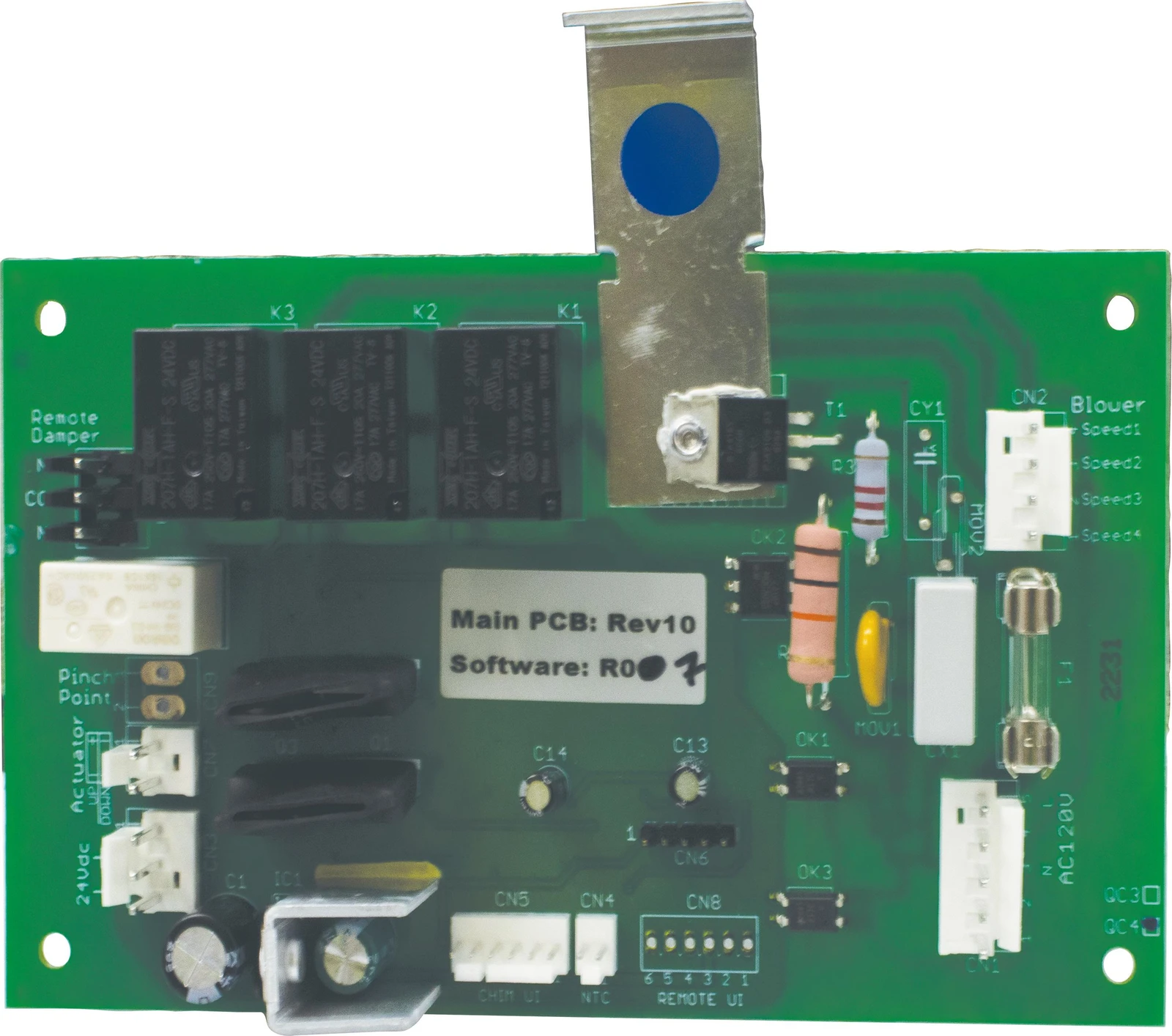 PC Board Main PCB - Fuse = 10010269