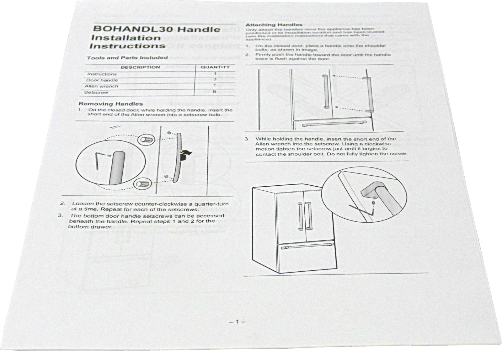 Installation Instructions