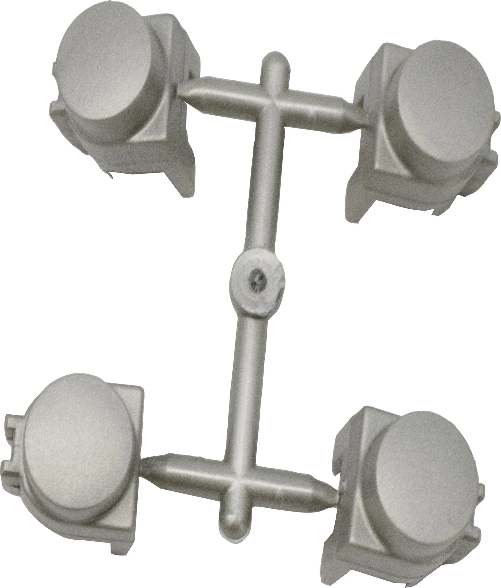Key Pushbutton, Program Select, Silver (4/Pkg)