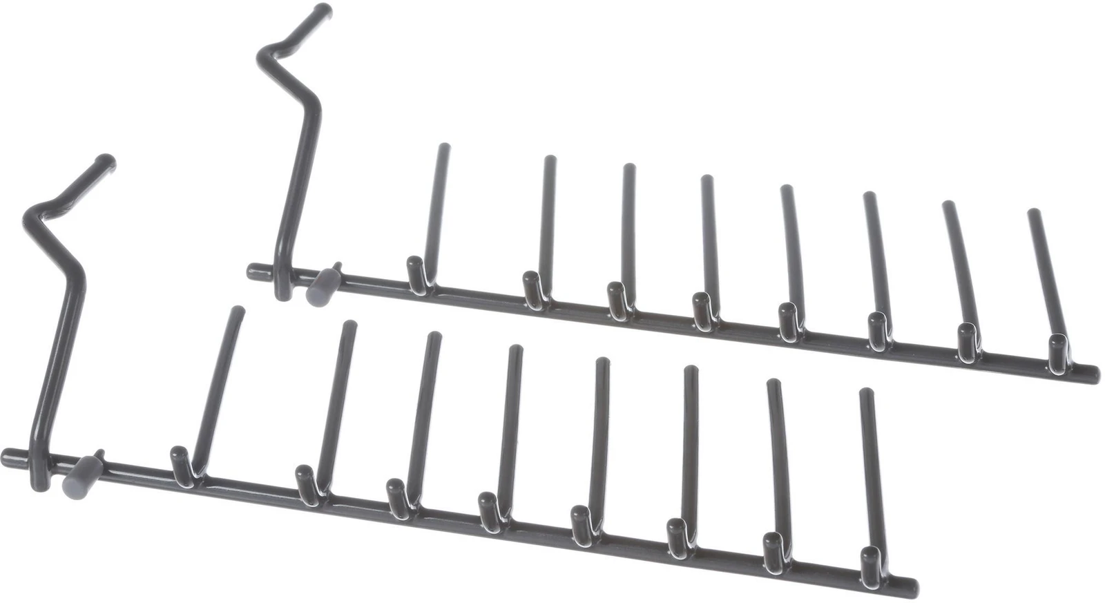 Flip Tine Lower Rack, Rear Right Side, Dark Grey
