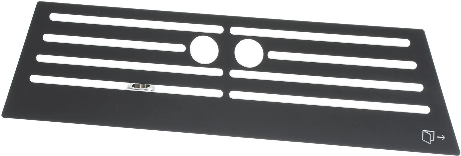 Sheet Drip Plate, Cup Stand Gaggenau Aluminium Black Eloxiert