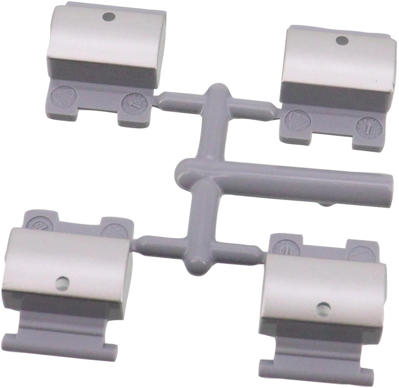 Button Set Push Button Array, Silver