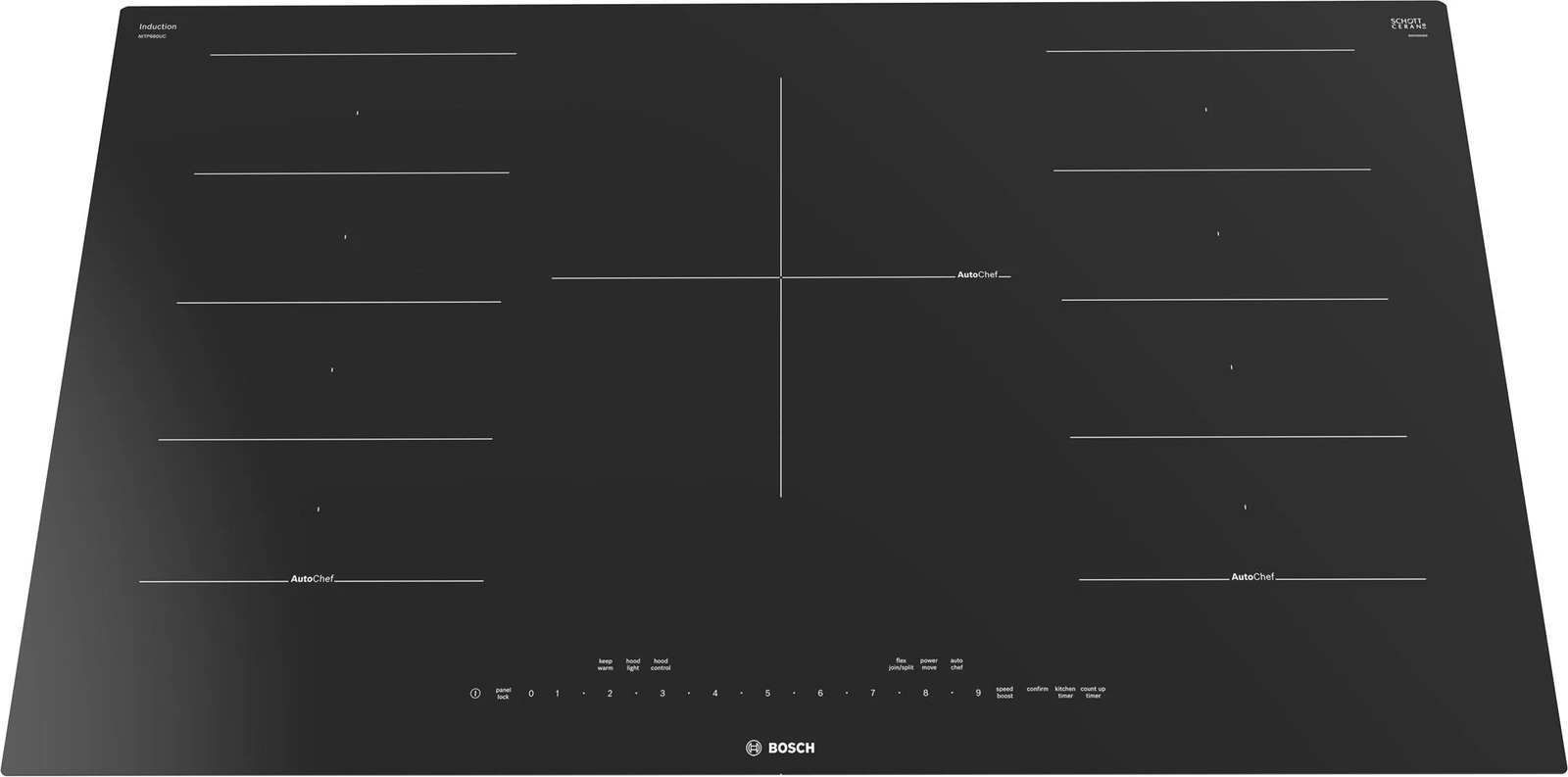 Glass Ceramic Hob Top Bou.90.XX_.DS.H.Nof