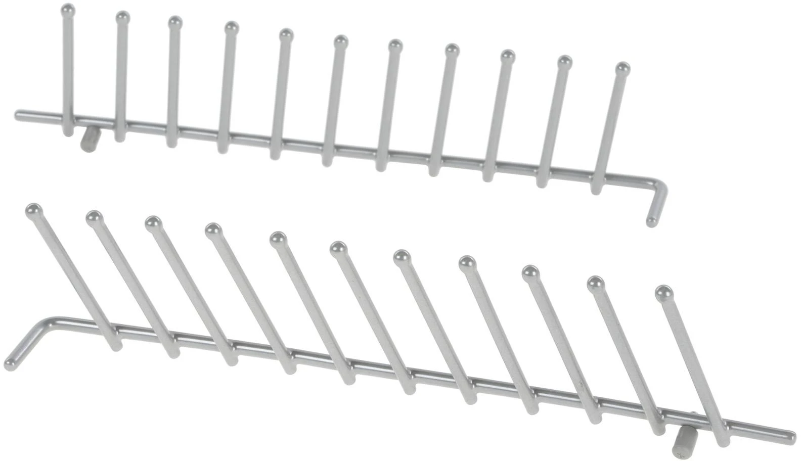 Flip Tine Upper Rack, Front Left Side, Silver