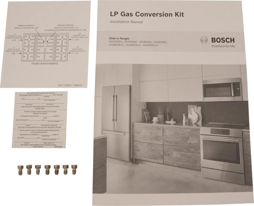 Set Of Jets LP Conversion Kit, Ffsir DF, SVC
