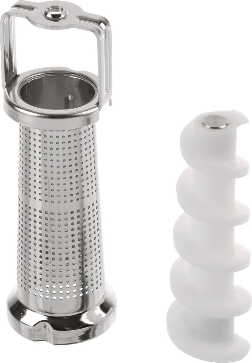 Housing Sleeve With Worm Shaft For Fruit Press Attachment