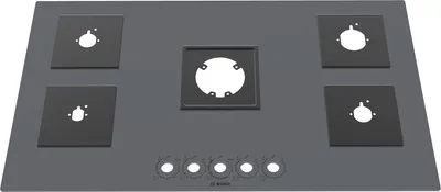 Glass Ceramic Hob Top Temp.Glass Ass. D.Silver BO T90F SV Rna