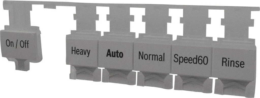 Button Set Push Button Array, White, On/Off - Program