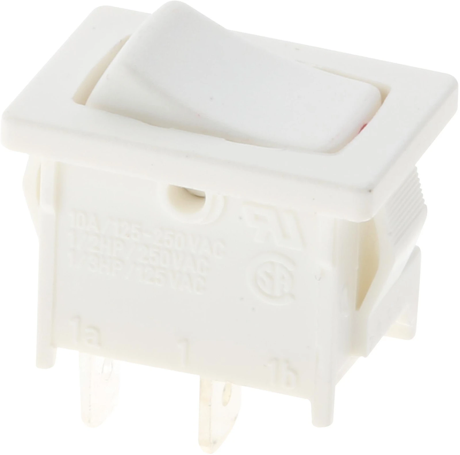Rocker Switch 1-Pole White