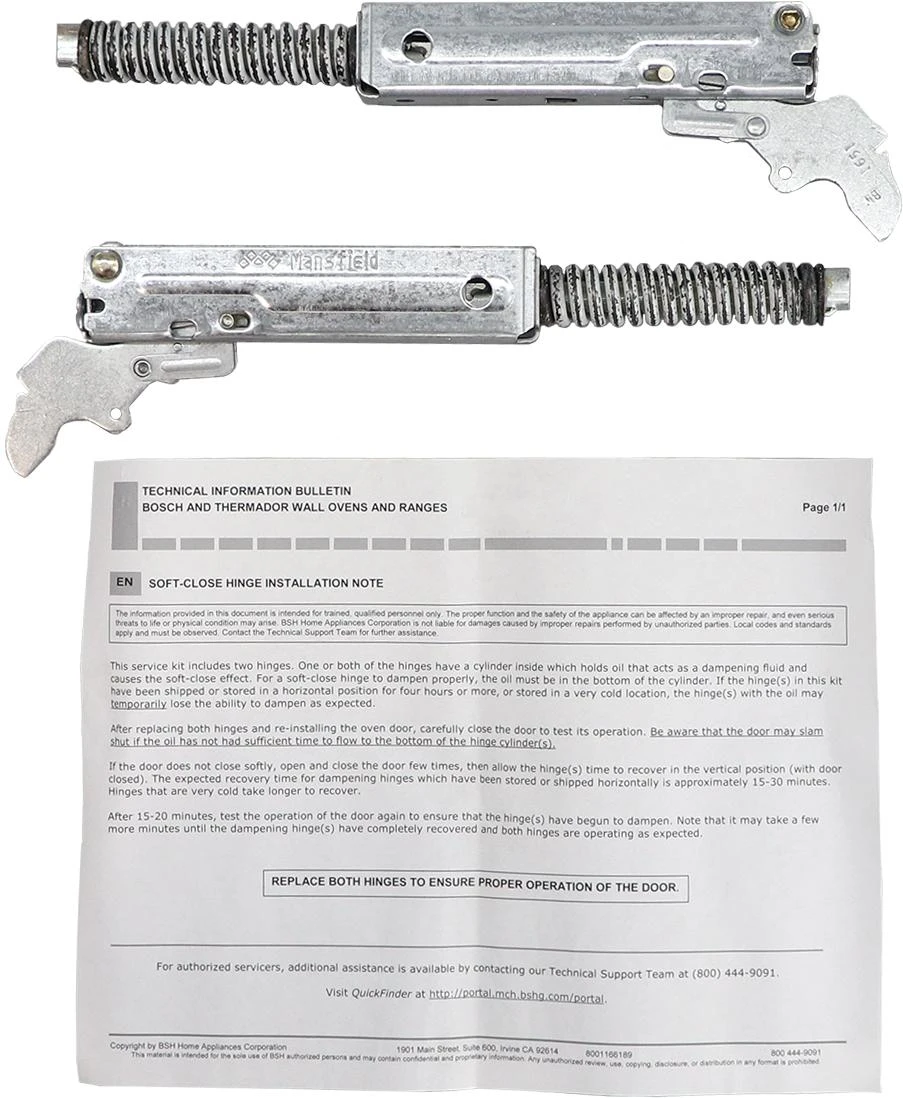 Door Hinge Service Kit For PRD304WHU/C