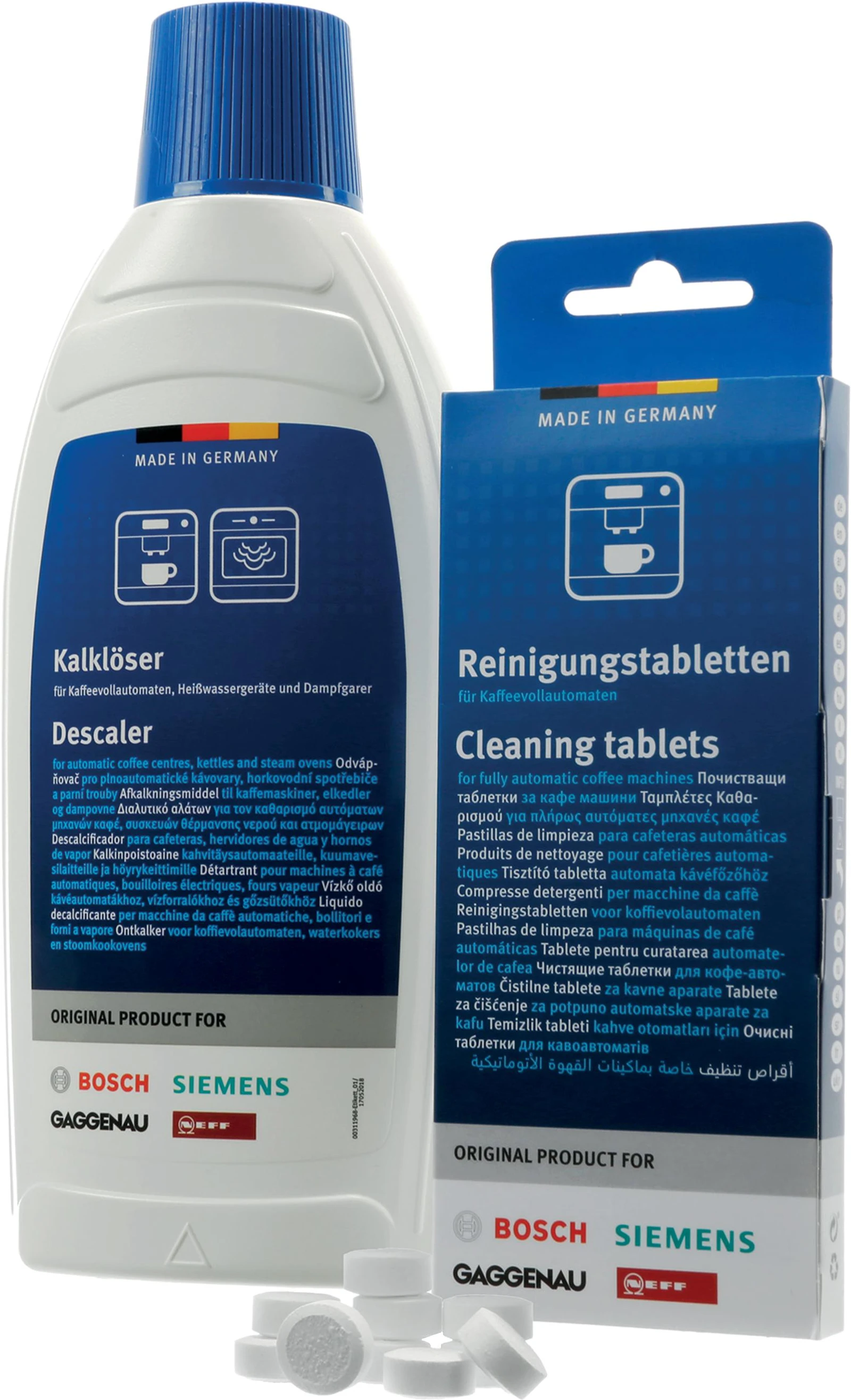 Cleaning & Descaling Set Maintenance Set For Fully Automatic Coffee Machines