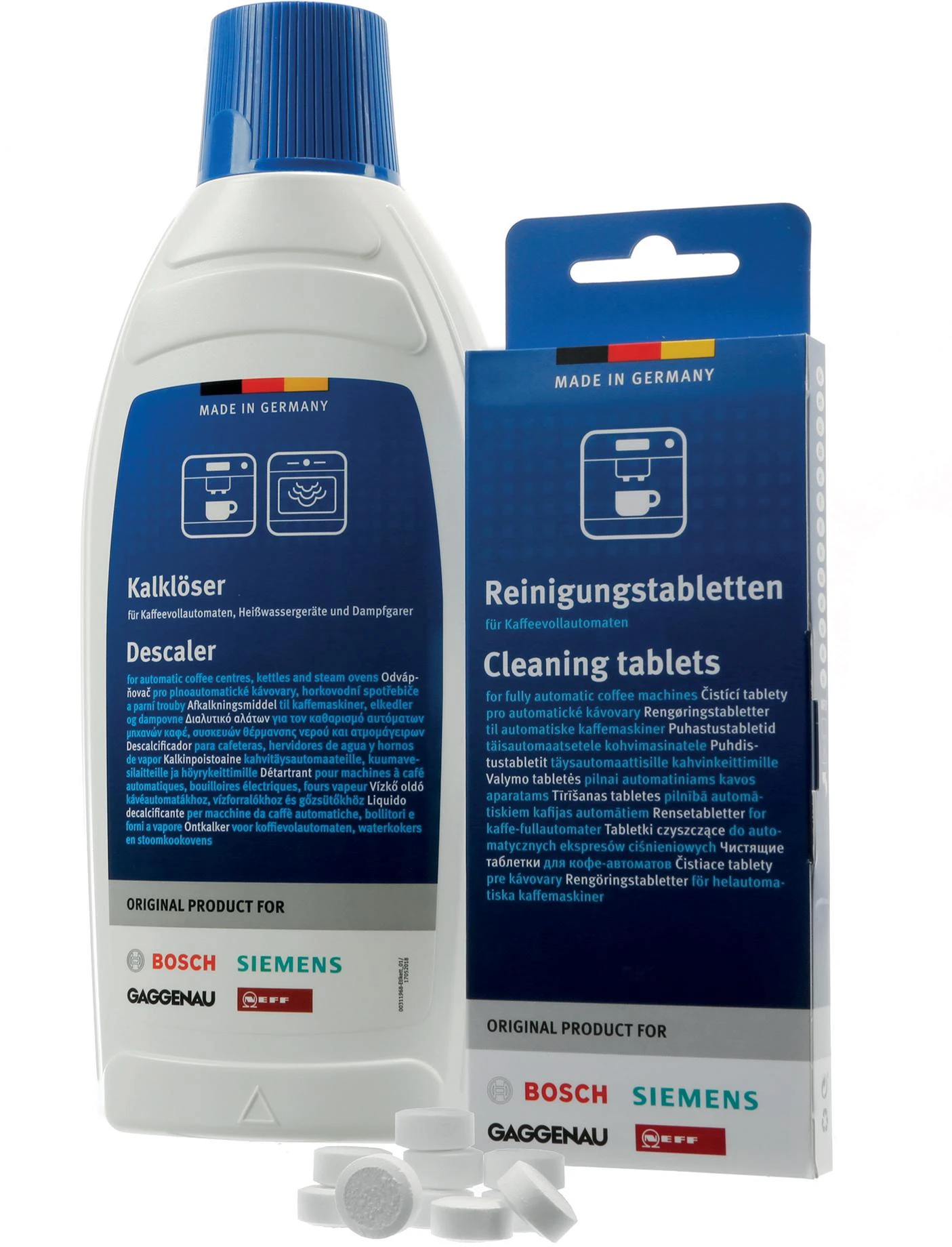 Cleaning & Descaling Set Maintenance Set For Fully Automatic Coffee Machines