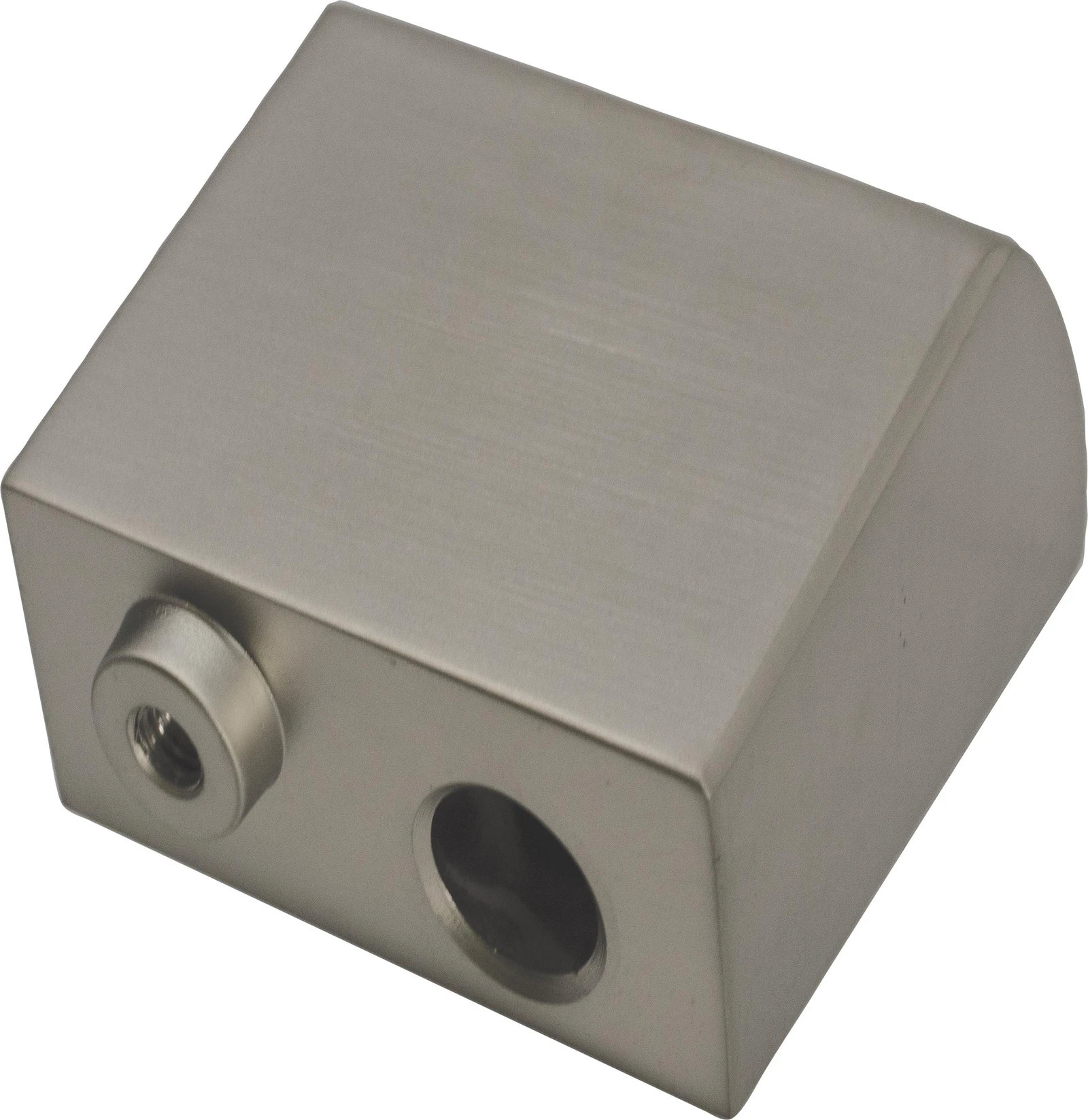 Shaped Endcap, Door Handle, SS, Left