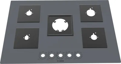 Glass Ceramic Hob Top Temp.Glass Ass. D.Silver BO T75F SV Rna