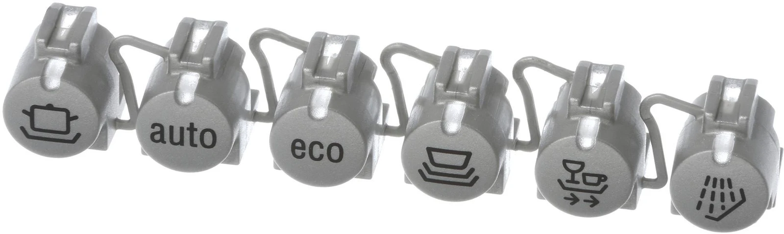 Push Button Set Stainless Steel;