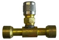 Pipe Connection Piece Lokring Connector With Schrader Valve