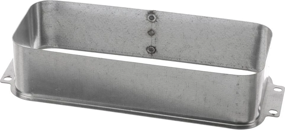 Channel Exhaust Air Duct - Flat Connection (Steel)
