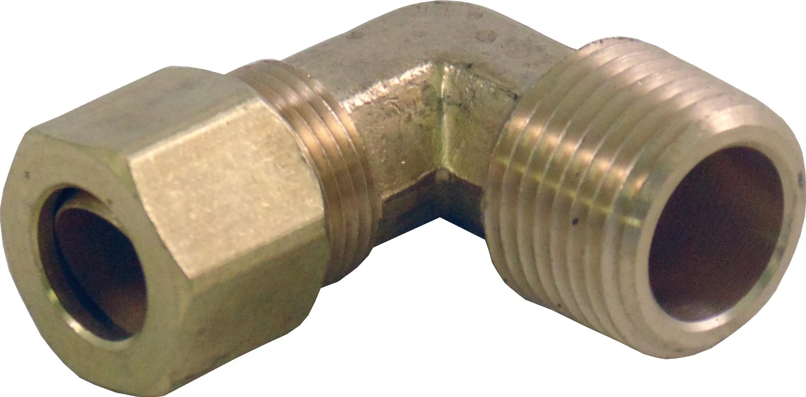 Pipe Connection Piece Fitting, 90 Deg, 3/8" Npt TO 3/8" CC*