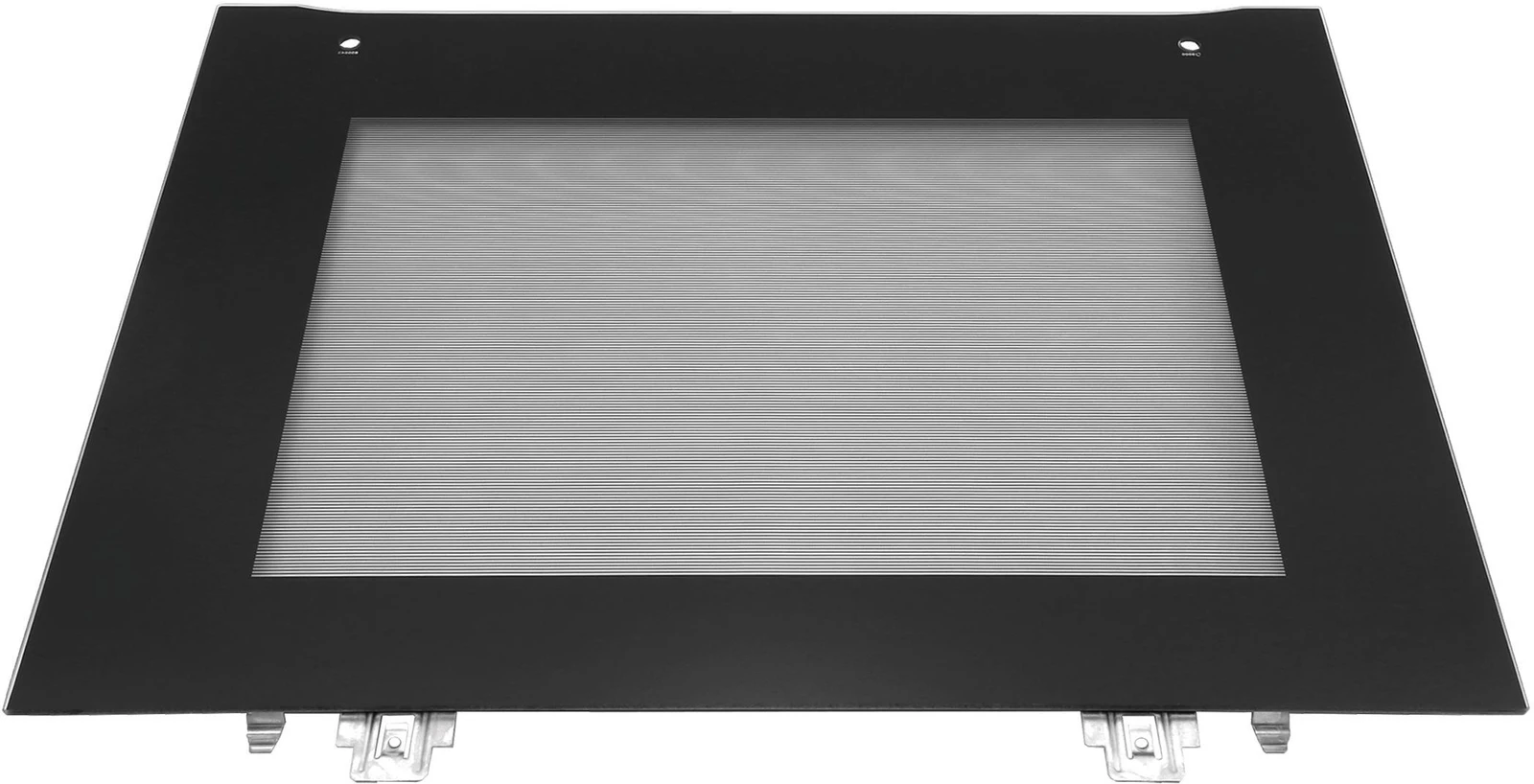 Glass Front Panel Black