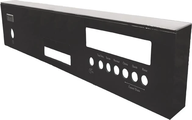 Facia Panel With Badge, Black