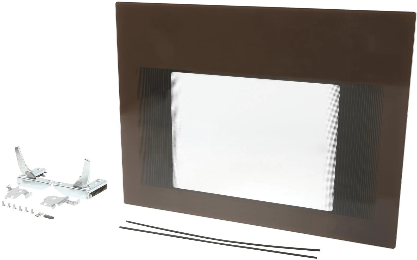 Glass Front Panel Brown, For Oven Carriage And Flap Door, Hinges On Oven Carriage Simply