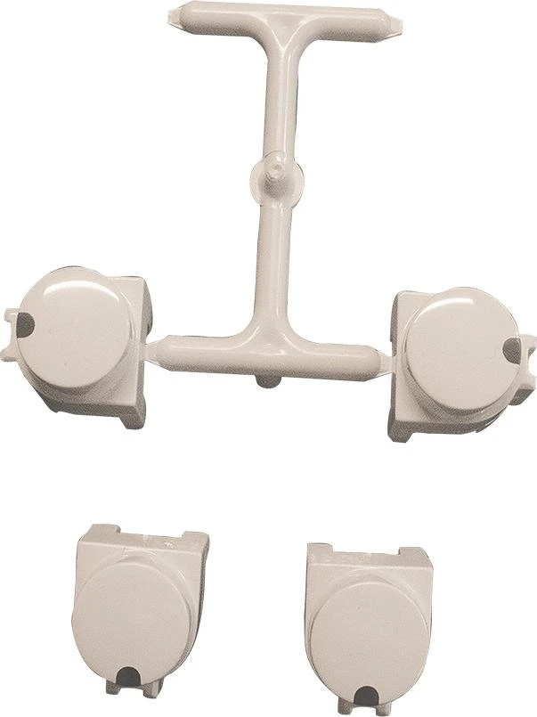 Key Pushbutton, White, Program