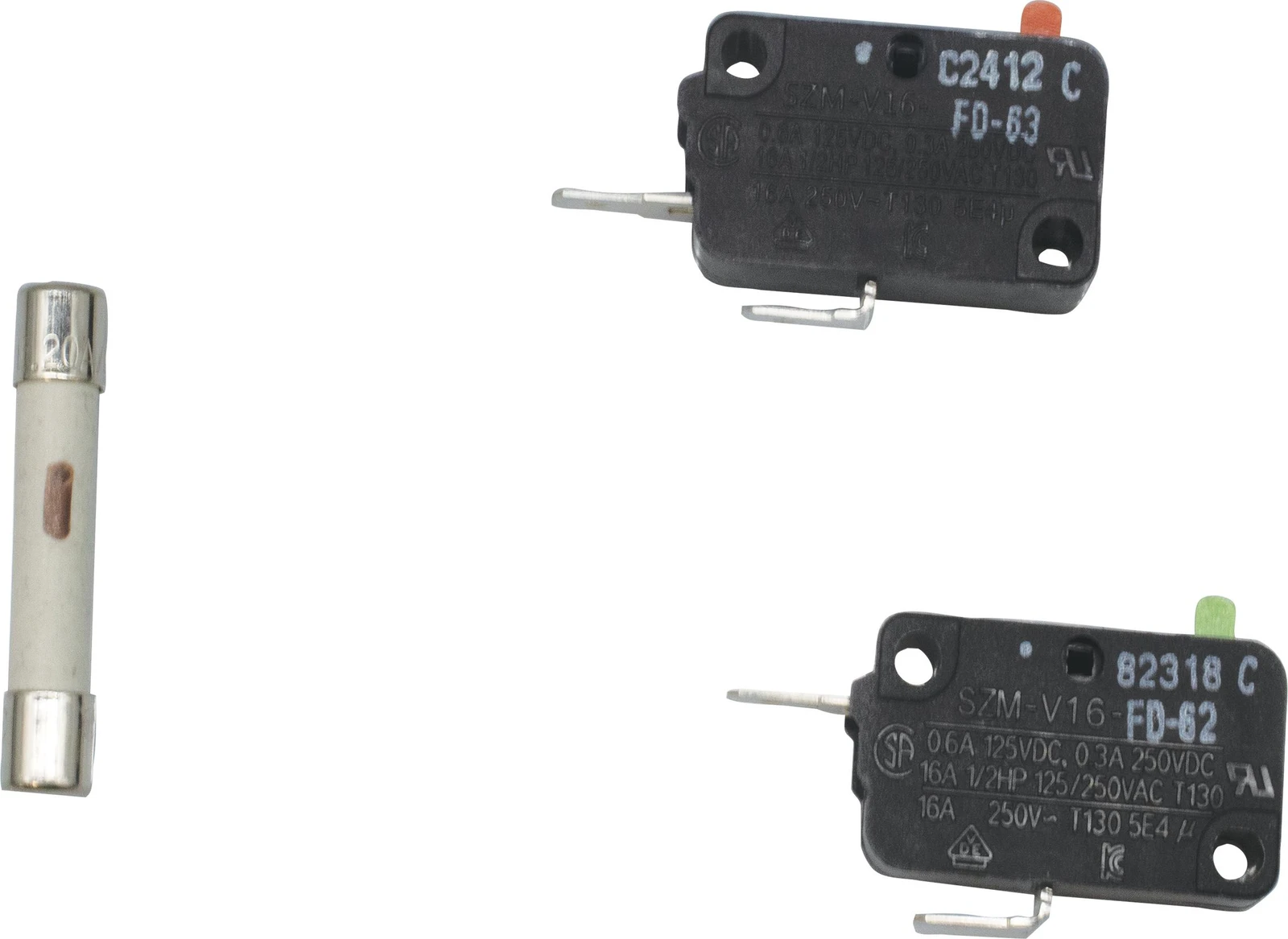 C/T Fuse And Microswitch Kit (Includes Monitor Fuse,