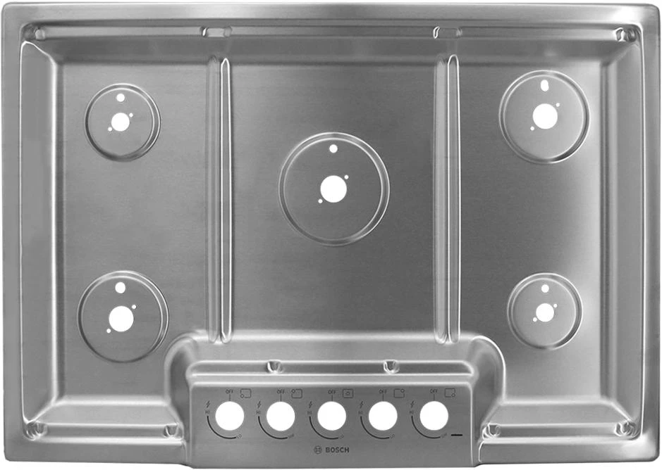 Maintop, 30" Gas Cooktop, SS, Laer-Etched