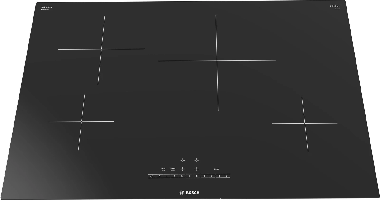 Glass Ceramic Hob Top Bou.80.XX_.MT.H.Nof