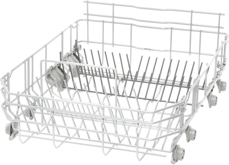 Crockery Basket Lower Rack, Silver-Dark Grey, 2 Flip Tines