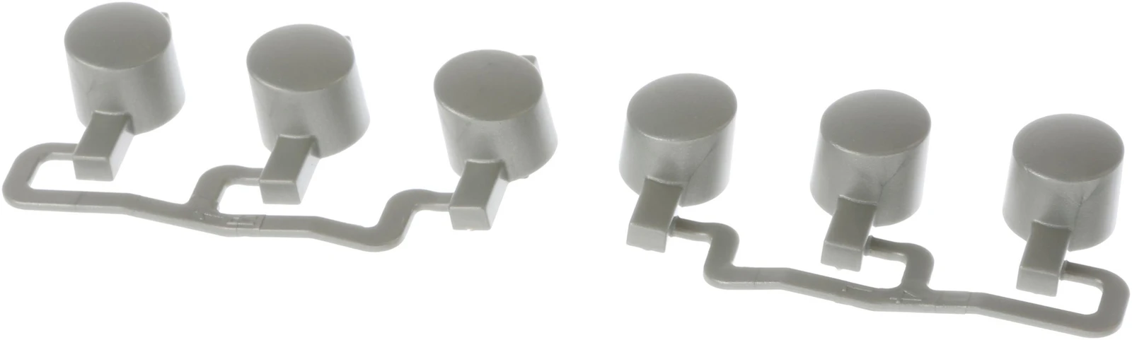 Push Button Set Stainless Steel; BO, MK, Extra-Buttons, Cutable