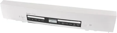 Panel Frame White, 5 Programs, 5 Extra Functions, 24 H Time Preselection