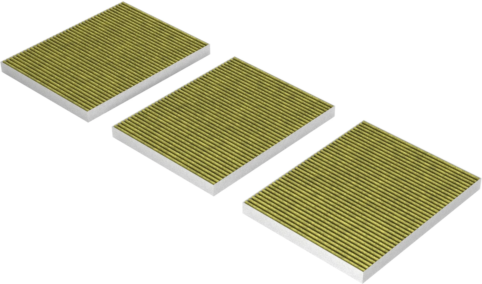 Clean Air Plus Odor Filter (Replacement) 300 X 236,5 X 22mm. 3 Pcs