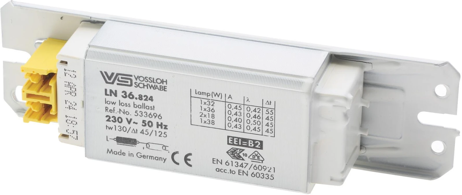 Coil 1 X 36W, 230V
