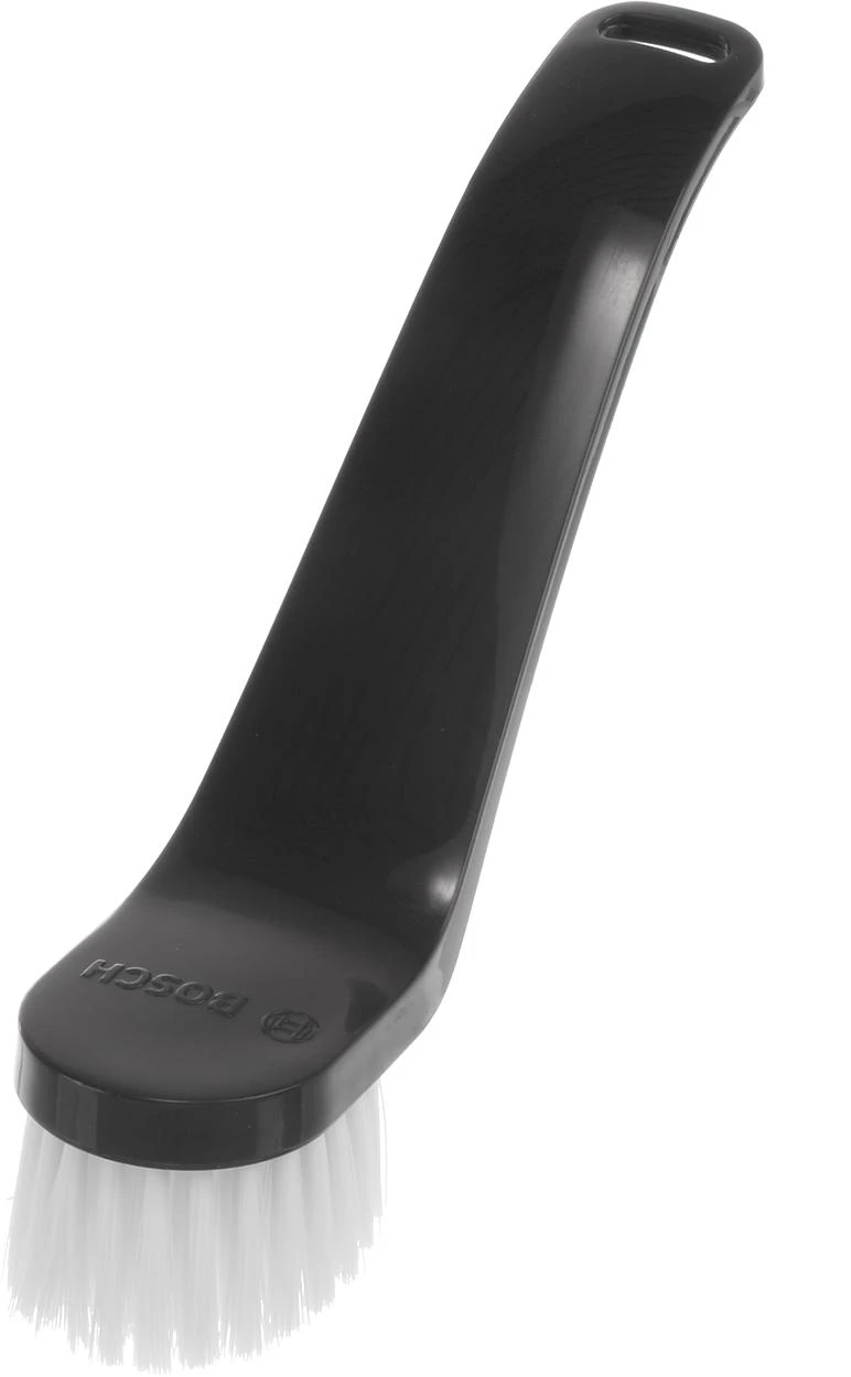 Cleaning Brush, Gray, Logo