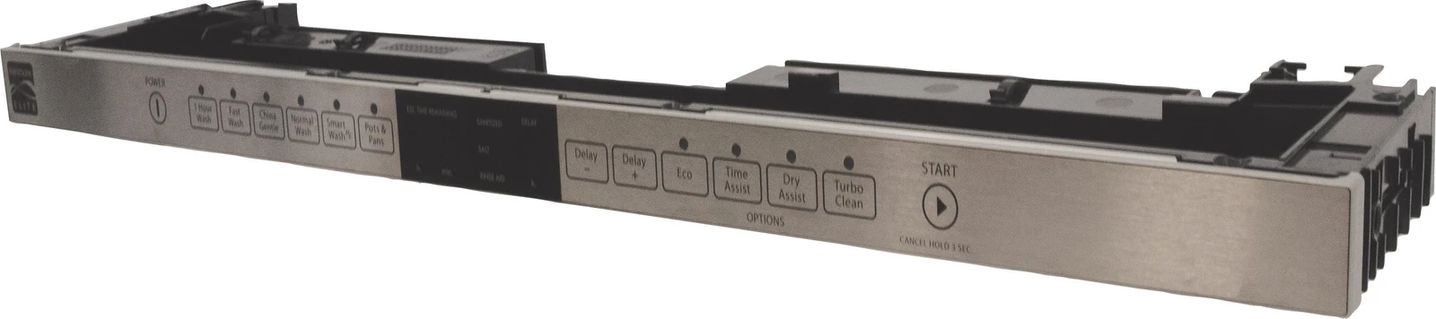 Fascia Panel, Black, W/ Piezo Panel, Ground Clip