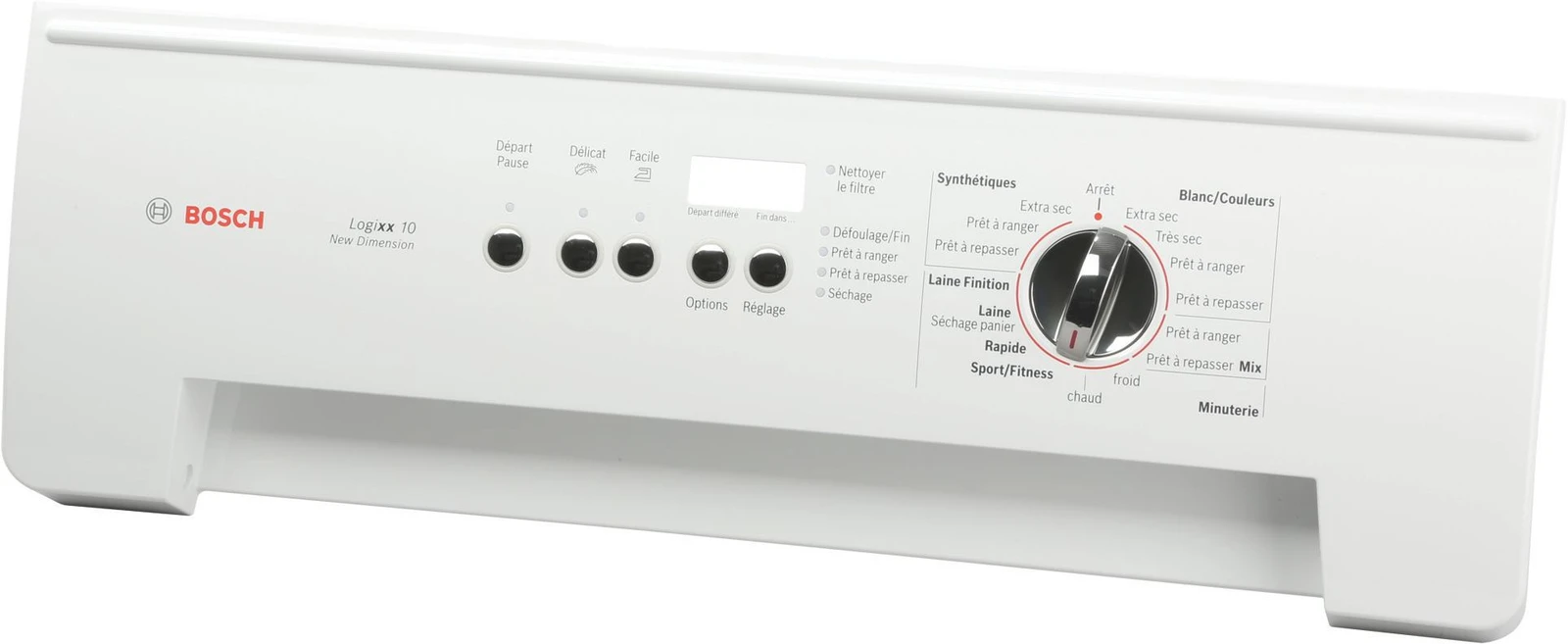 Control Panel, With Buttons & Knob, Dryer, FF