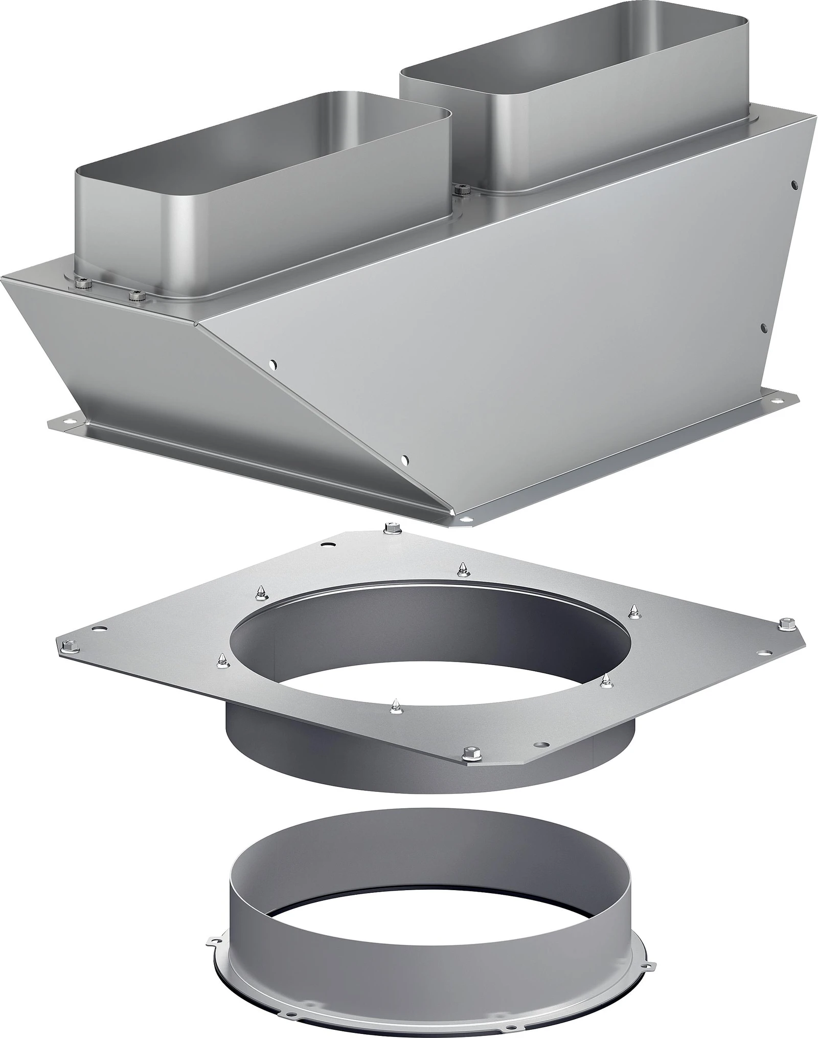 Air Collector Box Flat Duct AL 400