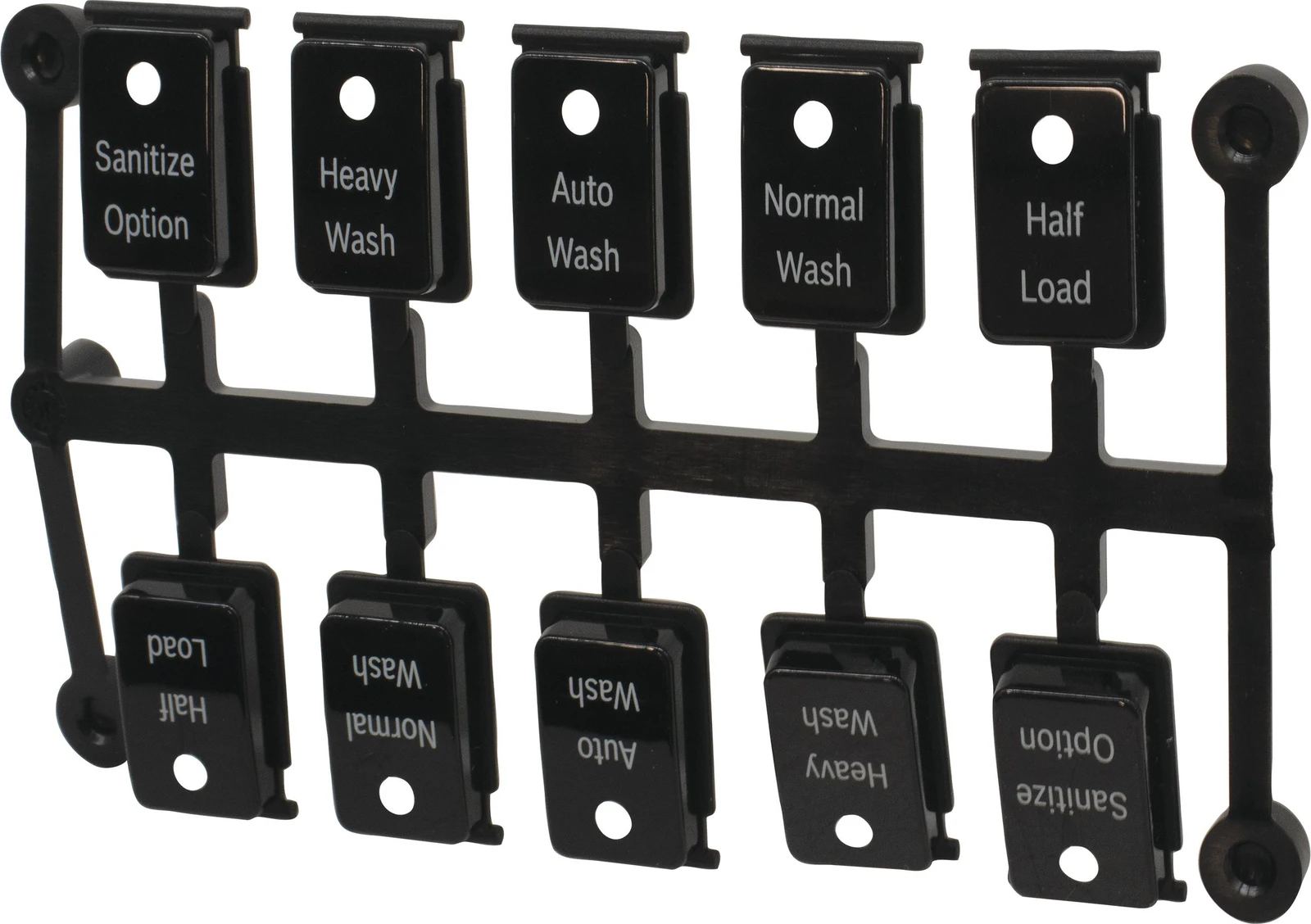 Push Button Set Black, 5-Program