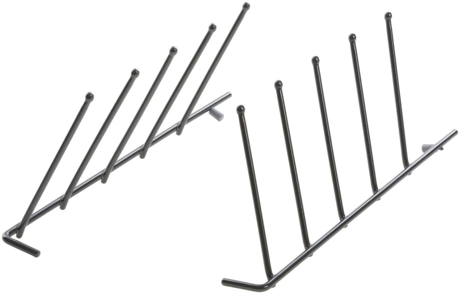 Flip Tine Upper Rack, Rear Left Side, Dark Grey