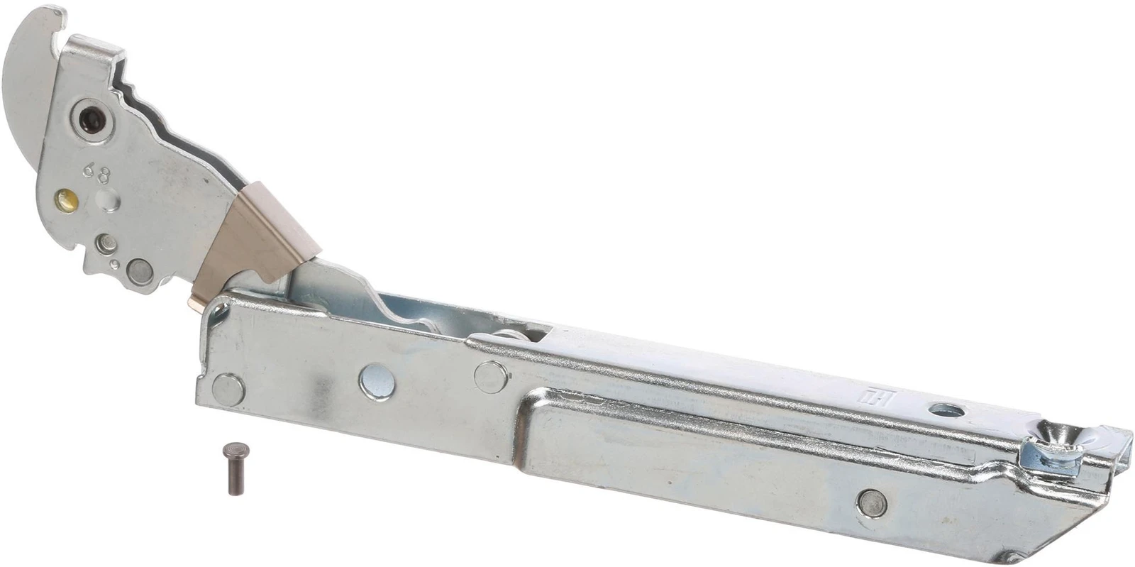 Door Hinge Loaded, Blocked And With Short Pin