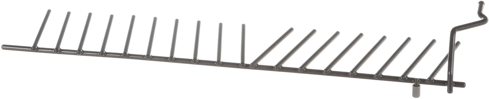 Flip Tine Lower Rack, Rear Right Side, Dark Grey