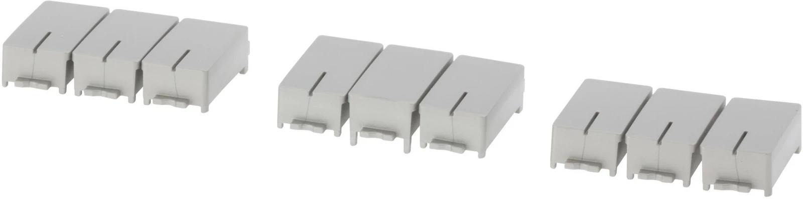 Push Button Set Stainless Steel Colored; Middle-Class