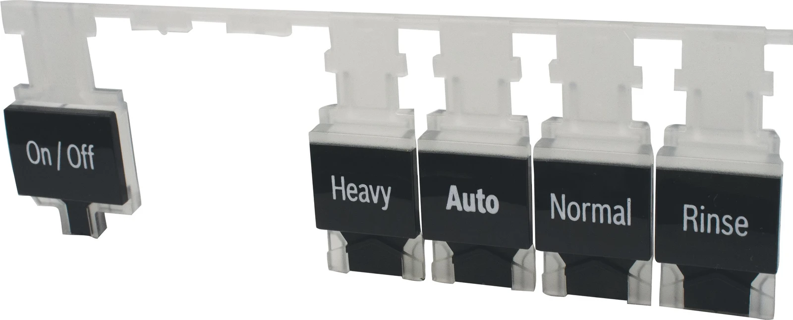 Button Set Push Button Array, Black, On/Off - Program